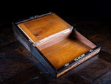 Victorian Coromandel Writing Slope With Bramah Lock - Harrington Antiques