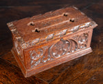 Victorian Gothic Revival Oak Letter / Correspondence Box, c.1880 - Harrington Antiques