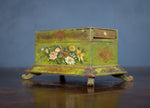 Victorian Hand Painted Wooden Jewellery Box - Harrington Antiques