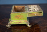 Victorian Hand Painted Wooden Jewellery Box - Harrington Antiques