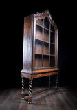 William & Mary Oak Glazed Bookcase On Stand, c.1680 - Harrington Antiques