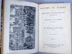 1853-1855 History of Europe by Sir Archibald Alison in 12 Volumes. - Harrington Antiques