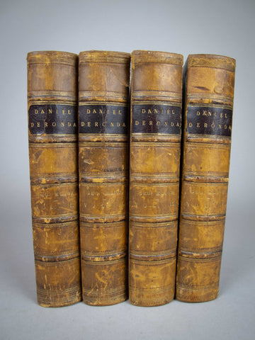 1876 Daniel Deronda by George Eliot. First Edition. Leather Binding. - Harrington Antiques