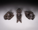 18th Century Carved Cherubs & Angel - Harrington Antiques
