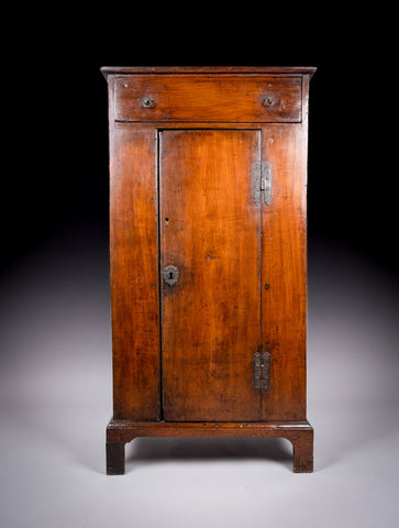 18th Century Continental Fruitwood Cabinet / Cupboard - Harrington Antiques