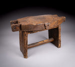 18th Century Elm Cheese Press Table - Harrington Antiques