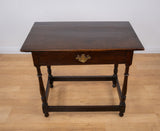 18th Century English Oak Side Table - Harrington Antiques
