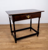 18th Century English Oak Side Table - Harrington Antiques