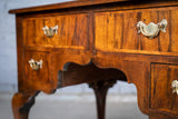 18th Century Georgian Featherbanded Walnut Lowboy - Harrington Antiques