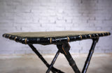 19th Century Ebonised & Gilt Faux Bamboo Folding Table By William Whiteley, London. - Harrington Antiques