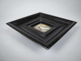 19th Century Finely Painted Porcelain Miniature Of A Lady In Ebonised Frame - Harrington Antiques