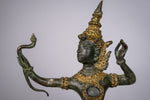 19th Century Gilt Bronze Prince Rama Thai Deity, Dated 1883. - Harrington Antiques