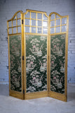 19th Century Giltwood & Bevelled Glass Three Leaf Folding Screen. - Harrington Antiques