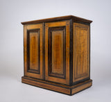 19th Century Inlaid Mahogany Drop Front Stationary Box, c.1880. - Harrington Antiques