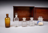19th Century Mahogany Apothecary Cabinet With Key - Harrington Antiques
