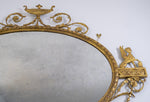 19th Century Neo-Classical Oval Gilt Sphynx Mirror (Royal Provenance) - Harrington Antiques