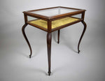 19th Century Oak Bijouterie Display Table With Cabriole Legs - Harrington Antiques