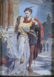 19th Century Oil On Board - Romeo & Juliet On Balcony. - Harrington Antiques