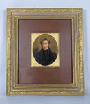 19th Century Oil Portrait Of A Gentleman, Titled and Dated 'Edward Cookbarn, 1848'. - Harrington Antiques