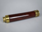 19th Century Three Draw Brass & Mahogany Telescope by W. Harris & Son, London - Harrington Antiques