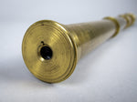 19th Century Three Draw Brass & Mahogany Telescope by W. Harris & Son, London - Harrington Antiques