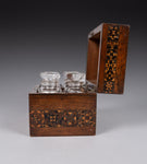 19th Century Tunbridge Ware 'Perspective Cube' Scent Bottle Box - Harrington Antiques