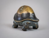 19th Century Verdigris Bronze Chinese Turtle. - Harrington Antiques