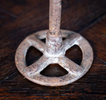 19th Century Wrought Iron Rush Light Holder - Harrington Antiques