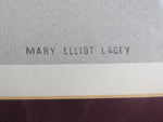 Mary Elliot Lacey (1924-2004) 'Privet Hawk Moth', Signed Gouache.