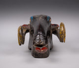 African Baule Tribe Ram Mask, Côte D'Ivoire - Harrington Antiques