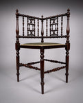 Arts & Crafts Beech Corner Chair, c.1900 - Harrington Antiques