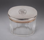 Asprey & Co Silver Dressing Table Pot, London, 1910. - Harrington Antiques