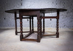 Charles II 17th Century Oak Gate Leg Table. - Harrington Antiques