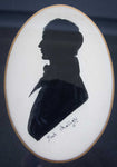 Collection Of Eight 19th Century Painted Silhouettes; Including Robert Burns, Shelley & Marie Antoinette. - Harrington Antiques