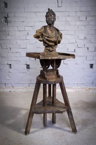 Early 20th Century Adjustable & Tilting Sculpture Stand