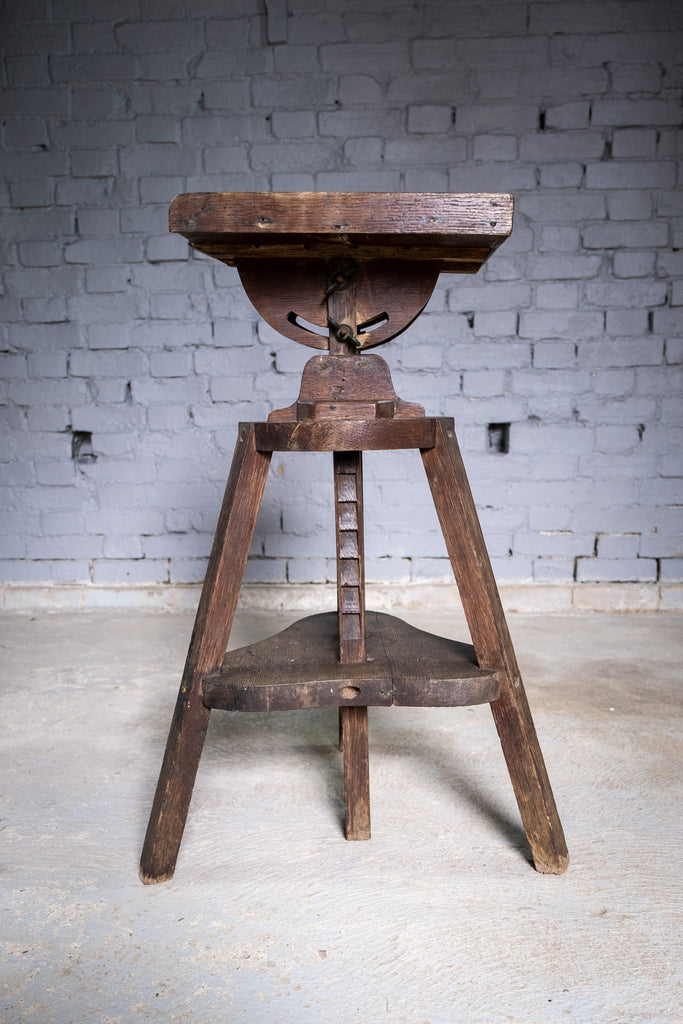 Early 20th Century Adjustable & Tilting Sculpture Stand.