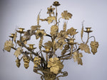 Early 20th Century French Nine Branch Church Harvest Candelabra. - Harrington Antiques