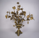 Early 20th Century French Nine Branch Church Harvest Candelabra. - Harrington Antiques