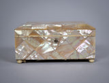 Early 20th Century Mother Of Pearl Casket / Box, c.1900. - Harrington Antiques