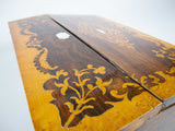Early Victorian Rosewood & Birds Eye Maple Marquetry Writing Slope, c.1840. - Harrington Antiques