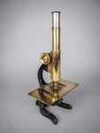 Ernest Leitz Wetzlar Brass Monocular Microscope, c.1913. (Serial No. 163721) - Harrington Antiques