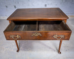 Fine George III Mahogany Single Drawer Side Table. - Harrington Antiques