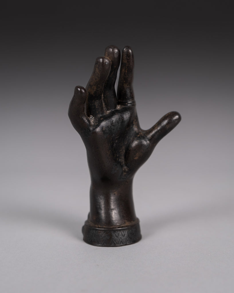 Hand Paperweight Fine Victorian Bronze Ladies' Hand Paperweight | Harrington Antiques