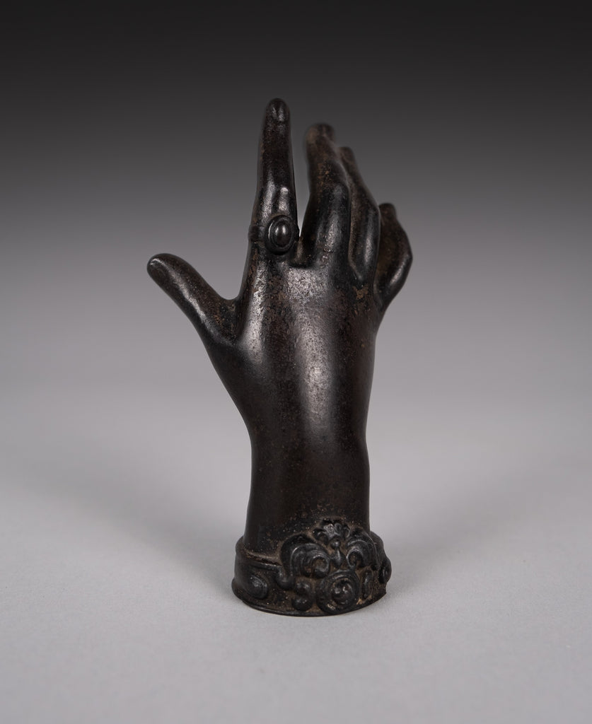 Hand Paperweight Fine Victorian Bronze Ladies' Hand Paperweight | Harrington Antiques
