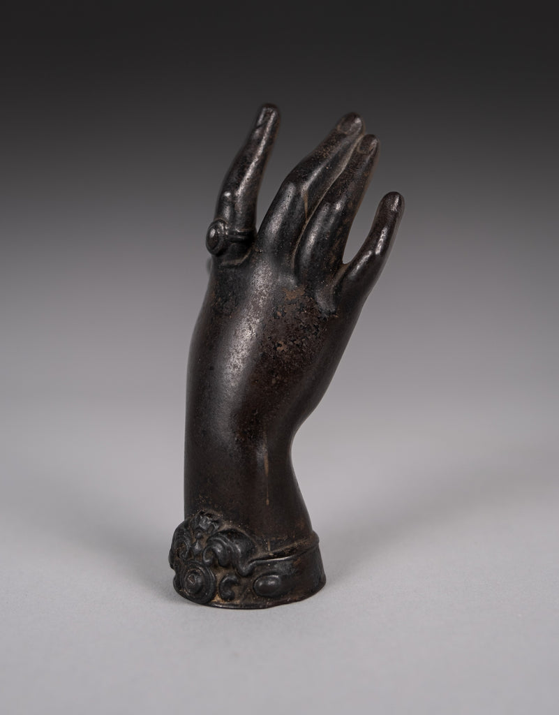 Hand Paperweight Fine Victorian Bronze Ladies' Hand Paperweight | Harrington Antiques