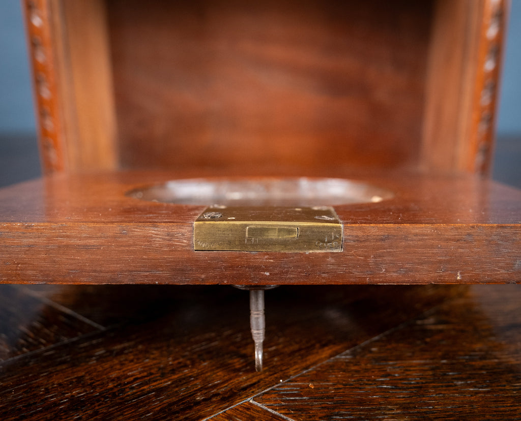 Glazed Letters Fine Victorian Carved Walnut Glazed Letter Box | Harrington Antiques