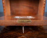 Fine Victorian Carved Walnut Glazed Letter Box - Harrington Antiques