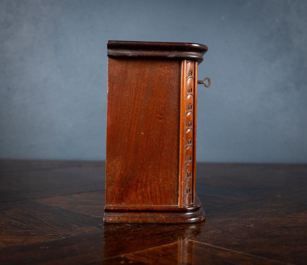 Glazed Letters Fine Victorian Carved Walnut Glazed Letter Box | Harrington Antiques