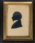 Five Bronzed Portrait Silhouettes Of An Irish Family - Lisburn County, Sept 1833. - Harrington Antiques