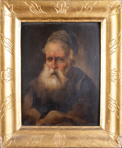 Follower of Christian Wilhelm Ernst Dietrich - A Bearded Sage. - Harrington Antiques